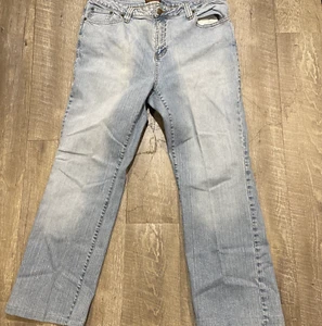 Y2k ZANA DI Jeans Mid Rise Light Wash (34x28) No Tag - Picture 1 of 13