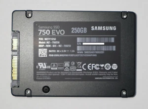 Samsung 750 EVO 250 GB 2.5 Zoll SATA-III 6 Gb/s MZ-750250 SSD * Händler * - Picture 1 of 1