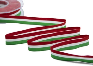Nastro Tricolore, Raso, 16Mm X 25M, 25 Unità - Foto 1 di 12