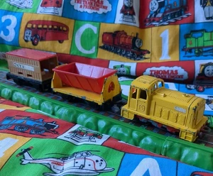 Vintage Matchbox Superfast Rangierlok mit Container und Flachwagen 1977/78 - Bild 1 von 22
