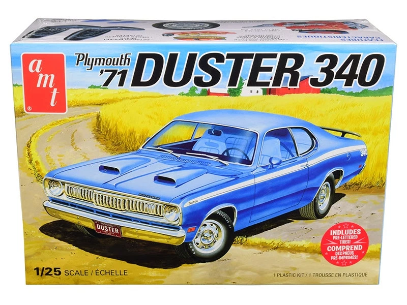 Kit Modelo Skill 2 1971 Plymouth Duster 340 Modelo Escala 1/25 por AMT Foto 1 de 1