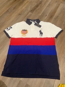 Nuova Polo Ralph Lauren Big Pony Camicia Scudo Crest Uomo Taglia M - Foto 1 di 9
