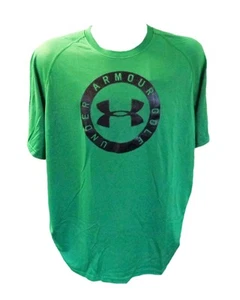 NEW Under Armour Golf Nu Tech SS Heat Gear T-Shirt Kelly Green Men's Medium (M) - Picture 1 of 1