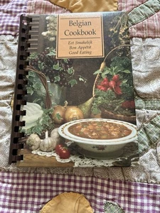 “The Belgian Cookbook” Eet Smakelijt Spiral Bound Illustrated - Picture 1 of 13