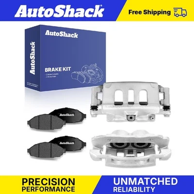 Front Brake Calipers Premium Ceramic Pads for 2003-2011 Ford Crown Victoria Foto 1 de 4