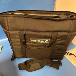 Polar Bear Coolers 24 Pack Original Nylon Soft Cooler Bag - Black - Picture 1 of 5