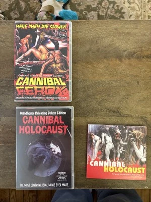 Cannibal Holocaust DVD, Soundtrack And Cannibal Ferox - Image 1 of 3
