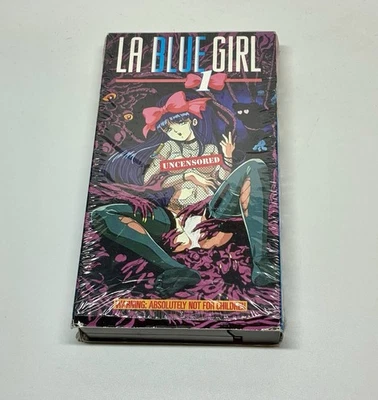 La Blue Girl Anime VHS Vol 1 Vintage English Subtitles - Imagen 1 de 3