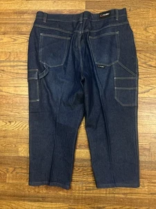 FUBU Jeans Herren 48 x 30 Blau Denim Cargo Taschen Loose Fit Y2K Streetwear Baggy - Bild 1 von 11