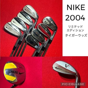 NIKE GOLF Tiger Woods LIMITEDEDITION/SQ/Vr GOLF CLUBS 10PC SET Flex-X With Cover - Picture 1 of 10