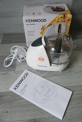 Kenwood Mini Chopper 350ml 2 Speed + Pulse 300w Delia Cheat Gadget White CH180B - Image 1 of 4