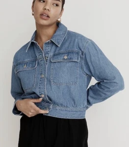 Chaqueta vaquera corta Madewell en lavado Dursett talla S - Imagen 1 de 10
