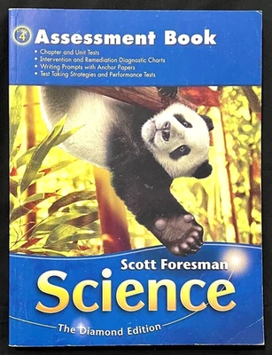 4th Grade -SCIENCE - ASSESSMENT BOOK - TEACHER -DIAMOND EDITION (2008, Foresman) - Image 1 of 4