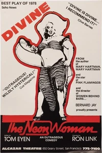 William Edgar Divine NEON WOMAN Original poster for the 1979 San #158632 - Picture 1 of 1