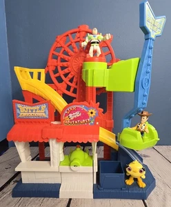 Disney Pixar Toy Story 4 Fisher-Price Imaginext Carnival Playset w/ 3 Figures - Picture 1 of 7