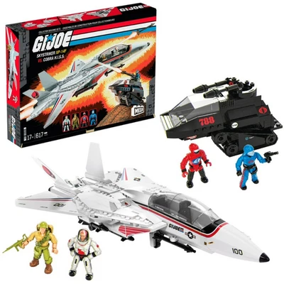 MEGA BLOKS - G.I. JOE Skystriker vs. COBRA H.I.S.S. Building Set, 617pcs - Image 1 of 4