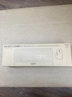 Logitech MX Keys S Combo Wireless Bluetooth Keyboard Set - Black 920-010923 - Image 1 of 4