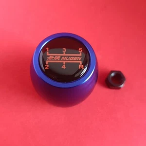 BLUE WEIGHTED MUGEN 5S SHIFT GEAR KNOB for CIVIC EG EK EP INTEGRA DC2 ACCORD FIT - Picture 1 of 6