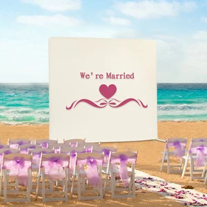 Wedding Backdrop Stand, Metal Stand Kit, Backdrop Stand for Wedding/Ceremony A - Picture 1 of 22
