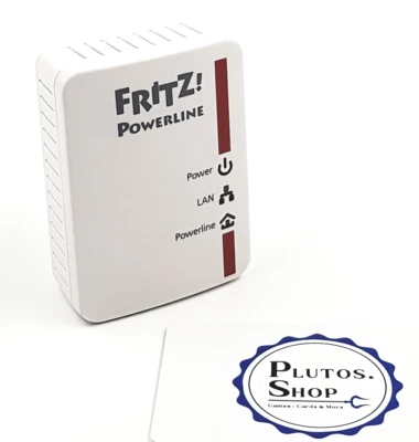 AVM FRITZ Powerline 510e Steckdosen Netzwerk LAN 500Mbps Adapter Powerlan dlan - Bild 1 von 3
