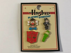 Hasbro Playing Everyday Enamel Pin Set Funko 4-Pins NEW - Picture 1 of 5