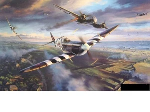 TRUDGIAN Victory Over Gold D-Day Plus Canada Spitfire 401 Squadron Robert Taylor - Imagen 1 de 2