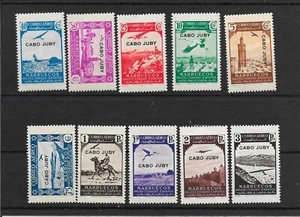1938 CABO JUBY EDIFIL 102/11 ** MNH LUJO CATALOGO 85 EUROS - Picture 1 of 1