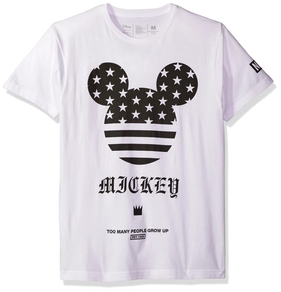 Neff Niño Patriot Mickey Mouse Camiseta Manga Corta Camiseta Blanca JUVENTUD XLarge *Nueva* Foto 1 de 1