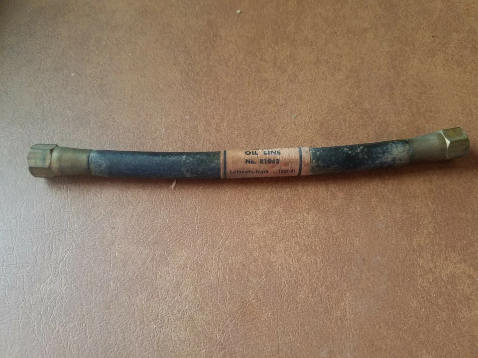 1937 38 39 40 41 Lafayette Nash aceite bomba de combustible manguera de línea de gas - nos Foto 1 de 1