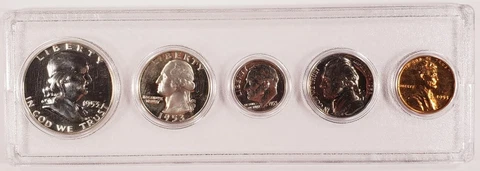 1953 Proof Set in Gem Proof Condition Whitman Holder Cover
