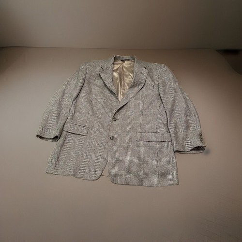 Blazer vintage anni 90 Y2K Burberry a quadri con pied de poule 41R spalle imbottite