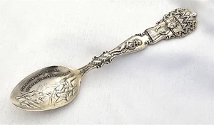Arizona Grand Canyon Sterling Souvenir Spoon Hopi Snake Dancer Fred Harvey - Picture 1 of 6