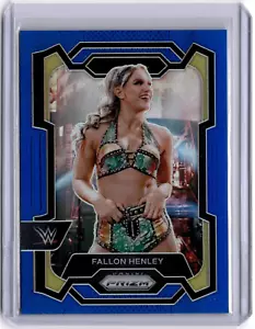 Fallon Henley 2024 Panini Prizm WWE Blue Prizm #134 WWE NXT #028/199 - Picture 1 of 2