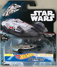 Star Wars 2016 Mattel Hot Wheels Carships Millennium Falcon Diecast