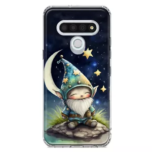 For LG Stylo 6 Shockproof Case Stars Moon Night Space Gnome - Picture 1 of 6