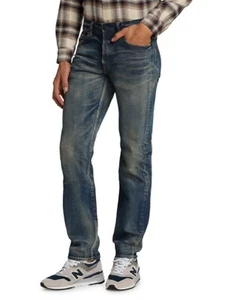 $498 John Elliott 30x33 Distressed Daze Blue The Cast 2 Slim Skinny 30 Butler - Picture 1 of 6