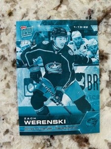 2021-22 TOPPS NOW NHL ICE PARALLEL STICKER 07/10 ASG ZACH WERENSKI #ASG-20