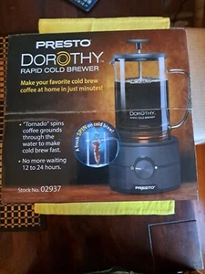 Presto Dorothy Rapid Cold Brewer Brand New in Box Ready for Summer Iced Coffee! - Picture 1 of 4