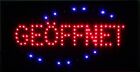 Aperto LED Insegna Targa Luminosa Al Neon Pubblicità Stopper Segno