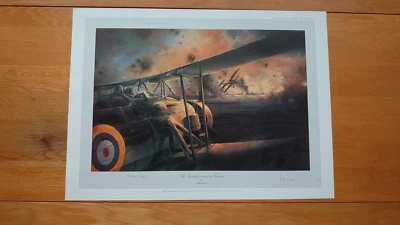 Robert Taylor Air Combat Paintings - Swordfish Attack At Taranto (209) - Image 1 of 3