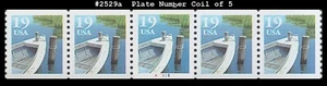 USA3 #2529a MNH PNC5 Pl #A5555 Fishing Boat - Picture 1 of 1
