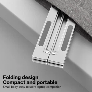 Laptop Cooler Stand Foldable Stand Tablet Laptop Desktop Bracket With Fans - Afbeelding 1 van 16