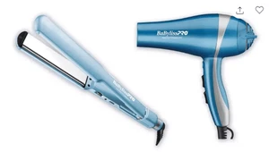 babylisspro Nanotitanium Daily Glam 2000 Watt Dryer & 1 1/2” Flat Iron - Picture 1 of 1