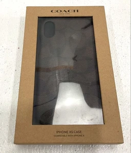 Coach Unisex Brown iPhone XS Case with Box - Photo 1 sur 3