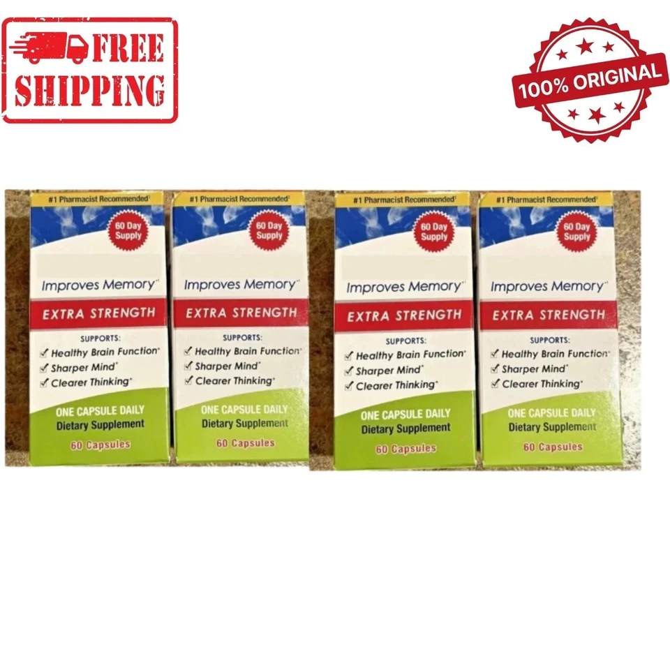 Paquete de 4 cápsulas extra fuertes de 20 mg se envía desde EE. UU. gratis - 240 unidades Foto 1 de 1