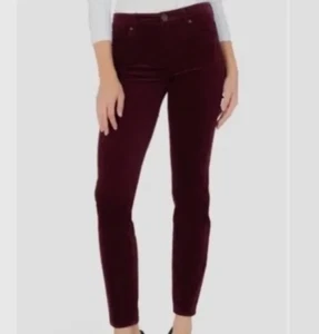 KUT FROM THE KLOTH Woman DIANA FAB AB Skinny Corduroy Pants Size: 10 - Picture 1 of 8