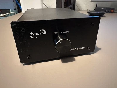 DYNAVOX AMP-S MKII Verstärker/Boxen Umschalter schwarz - Bild 1 von 4