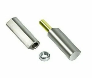 Tropfscharnier mit Stift aus messingbeschichtetem Stahl mit Lager 498-150g - Bild 1 von 3