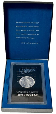 1882-CC Morgan Silver Dollar $1 Carson City GSA Hoard W/Box - No COA - Image 1 of 4