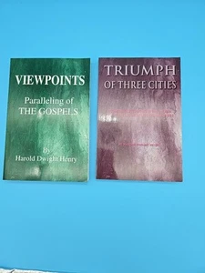 Triumph of 3 Cities + Paralleling of the Gospels 1997 Harold Dwight Henry PB - Foto 1 di 19